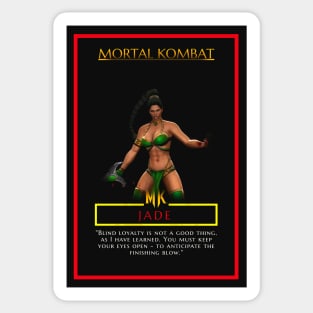 Mortal Kombat - MK Fighters - Jade - Poster - Sticker and More - 180620 Sticker